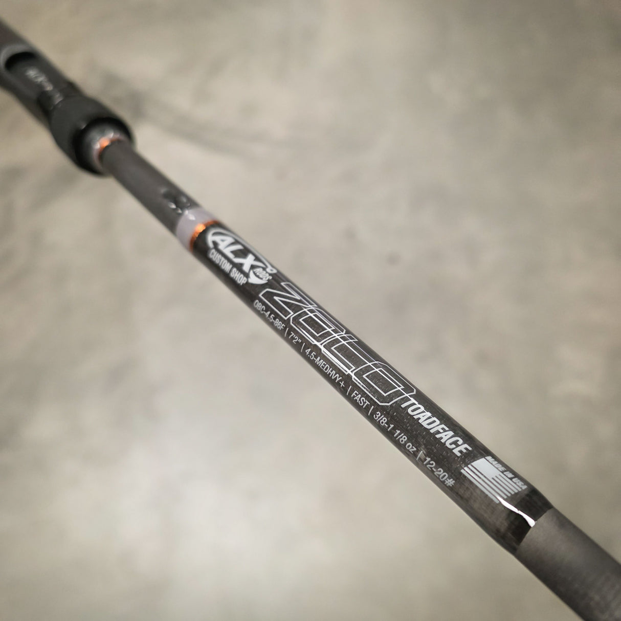 Custom ZOLO Toadface - Carbon Grip & Grey/Copper