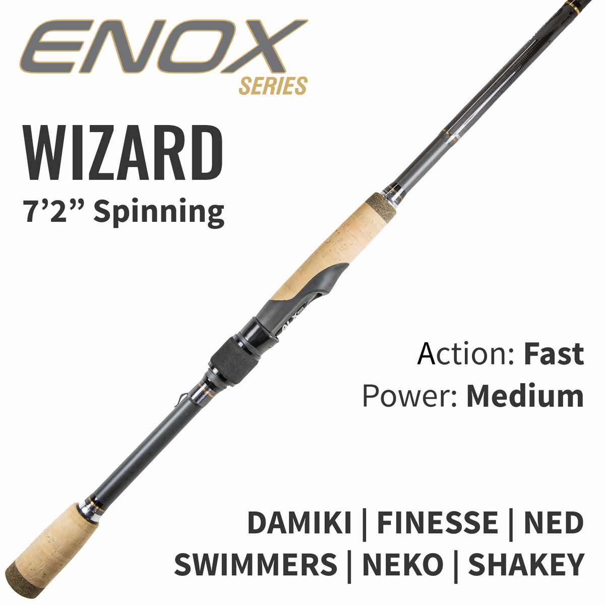 エンジョイソルトページ ENOX Wizard Spinning Rod – ALX Rods