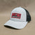 FBT 6 Panel Logo Trucker Hat - Grey Heather/Black