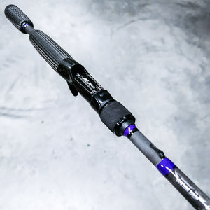 Custom ZOLO Jerkbait - Carbon/Purple