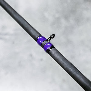 Custom ZOLO Jerkbait - Carbon/Purple
