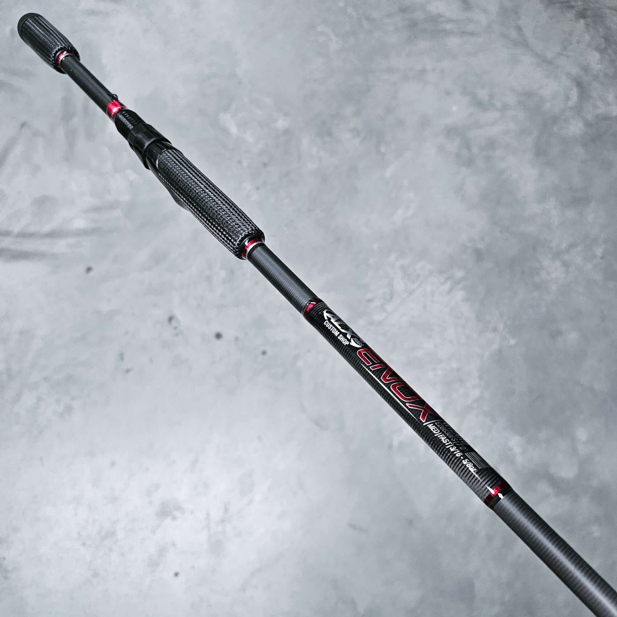 Custom ENOX Wizard - Carbon Grips, Red Accents