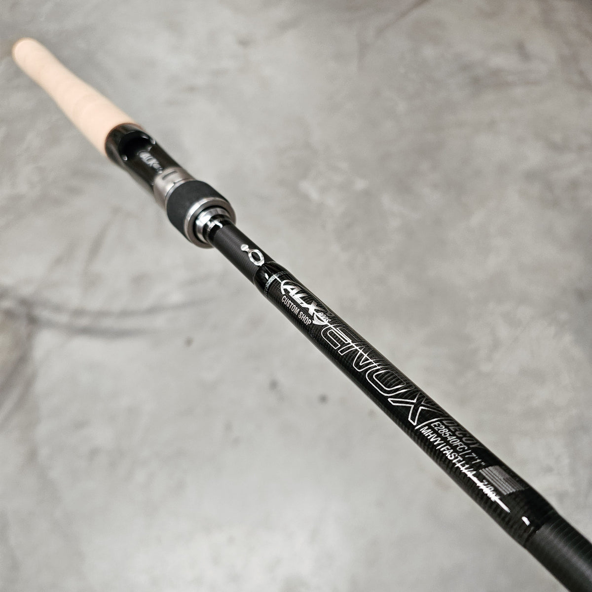 Custom ENOX Decoy 7'1" - Full Cork Grip + Black and Silver