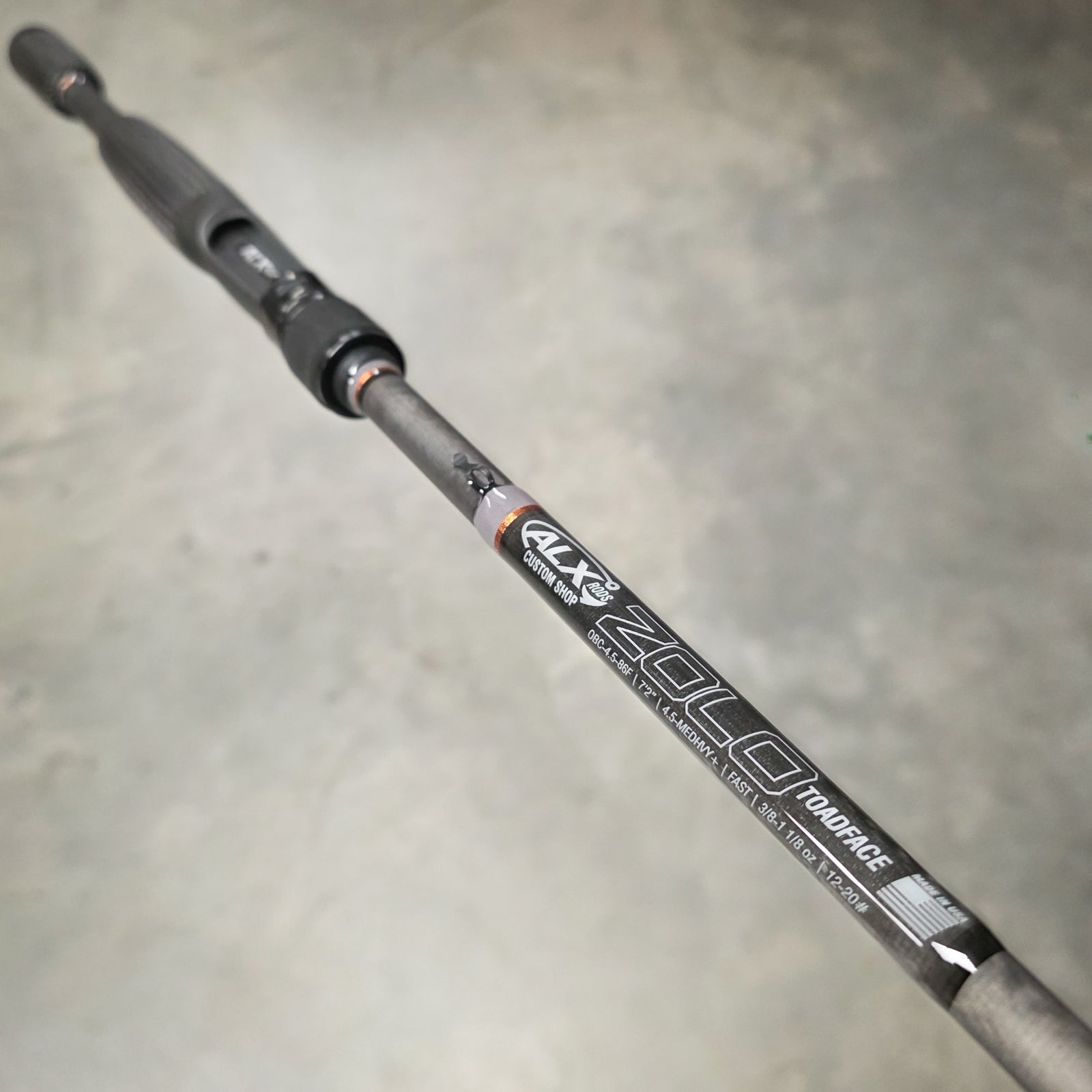 Custom ZOLO Toadface - Carbon Grip & Grey/Copper