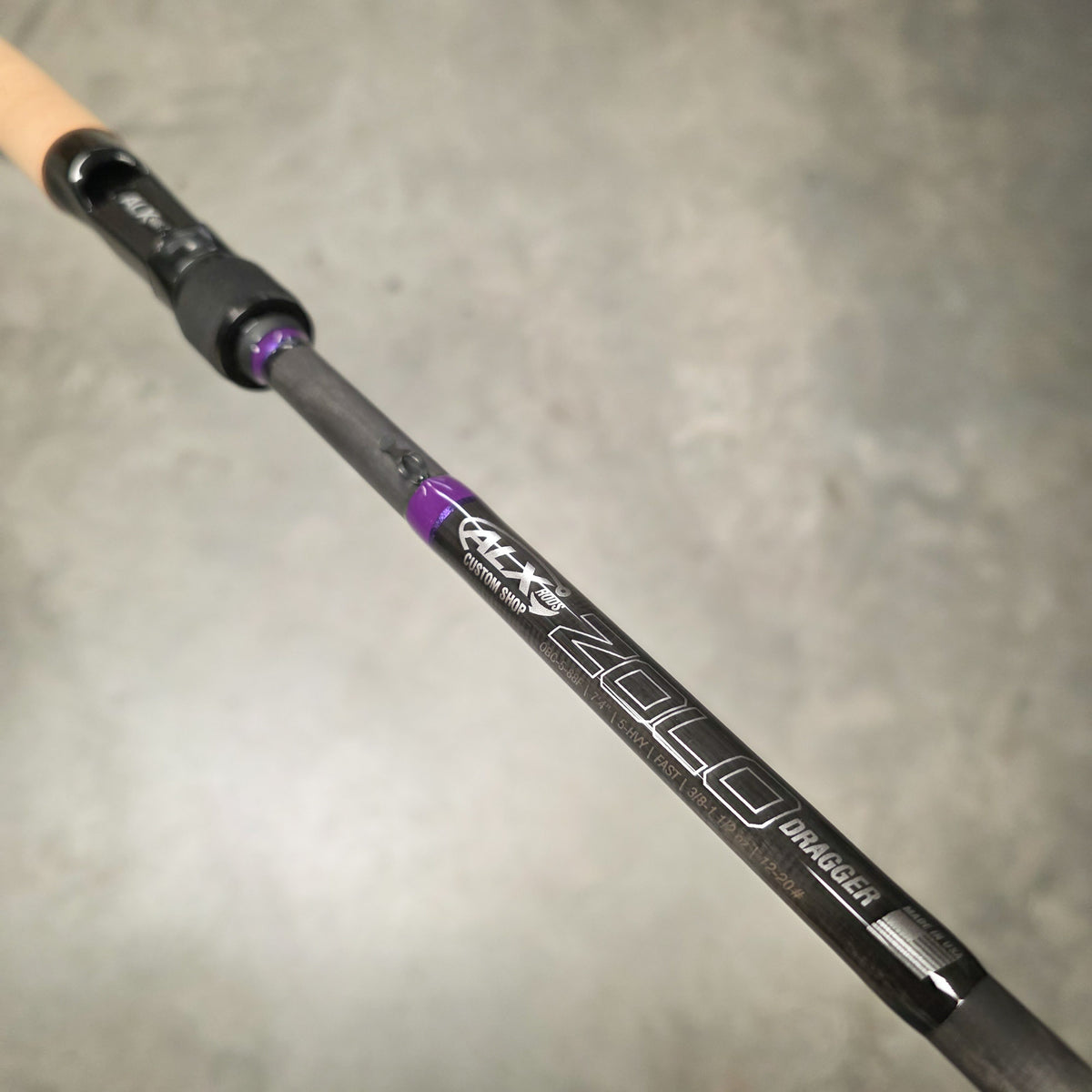 Custom ZOLO Dragger - Full Cork/Purple