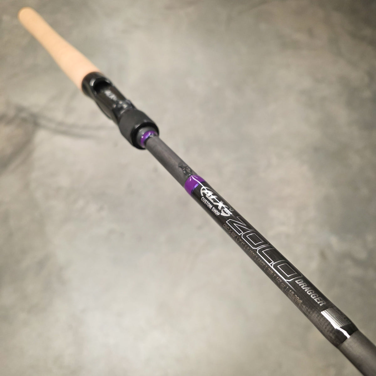 Custom ZOLO Dragger - Full Cork/Purple