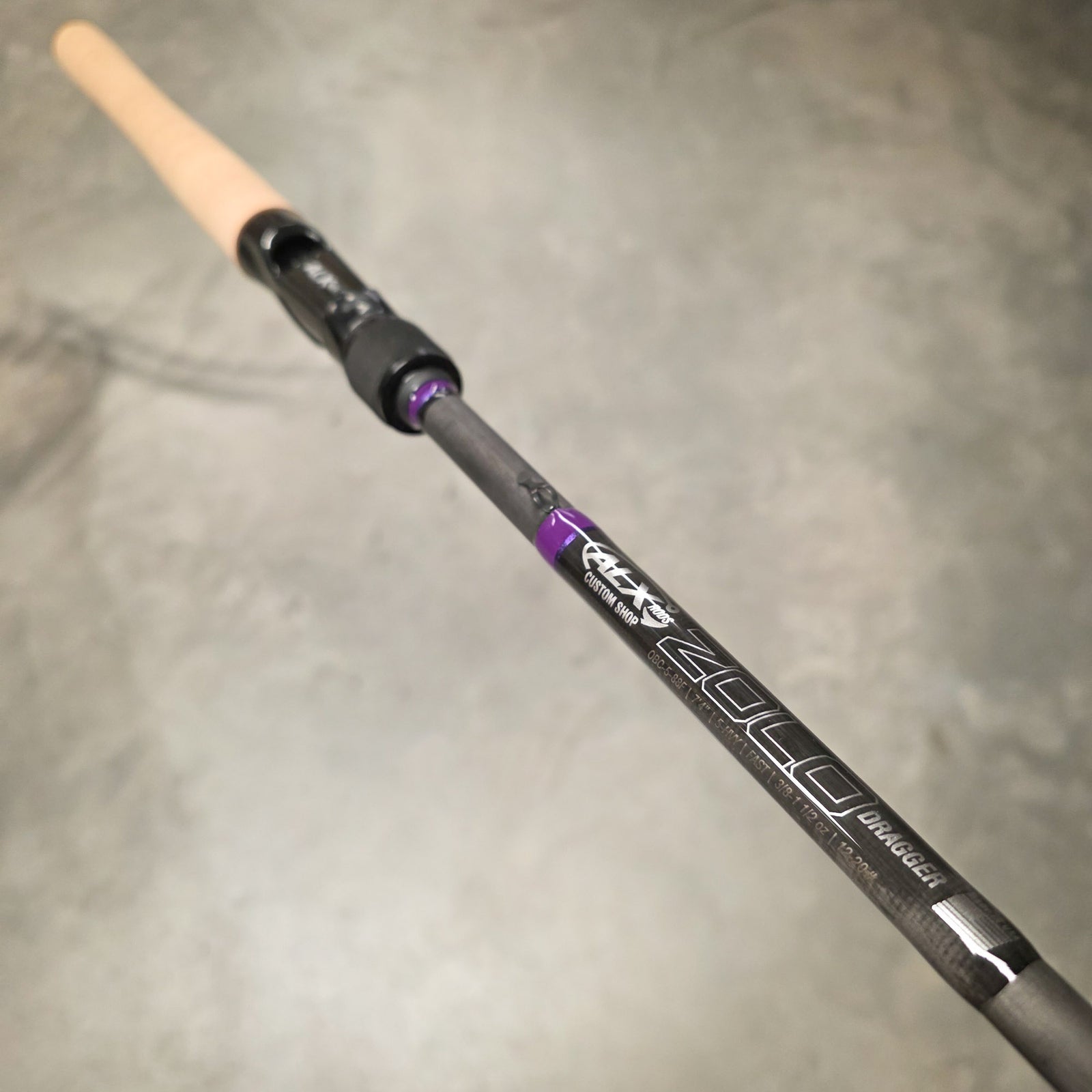 Custom ZOLO Dragger - Full Cork/Purple
