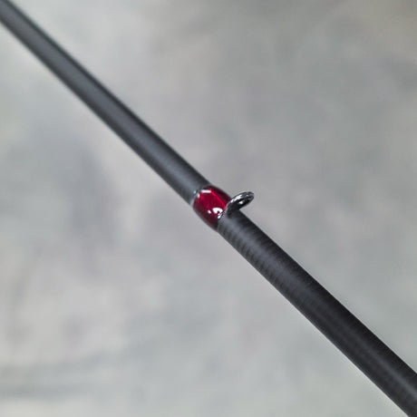 Custom ENOX BMJ Casting Rod - Red, Full Cork, Split Reel Seat