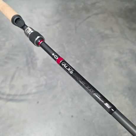 Custom ENOX BMJ Casting Rod - Red, Full Cork, Split Reel Seat