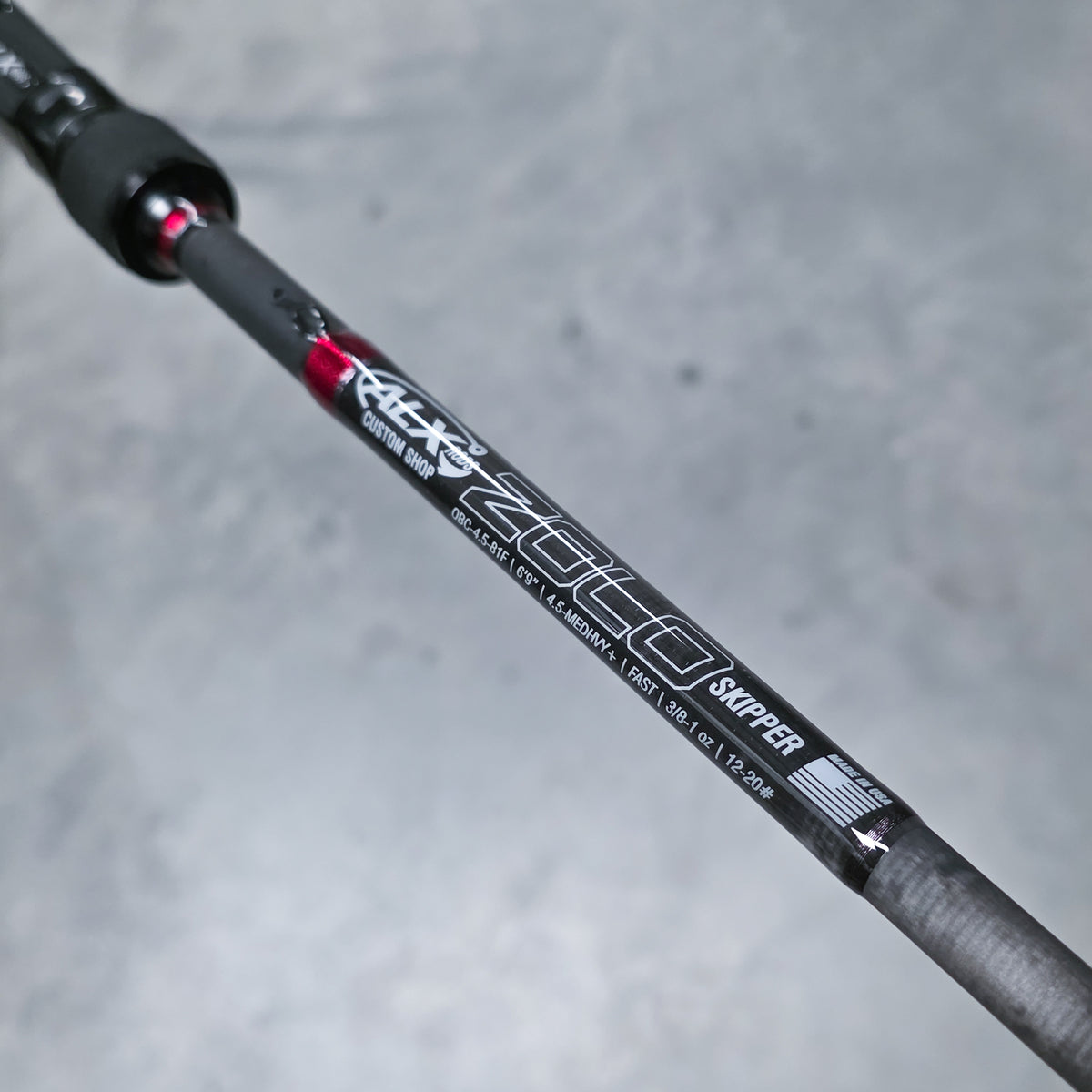 Custom ZOLO Skipper - Carbon/Red/Gunmetal