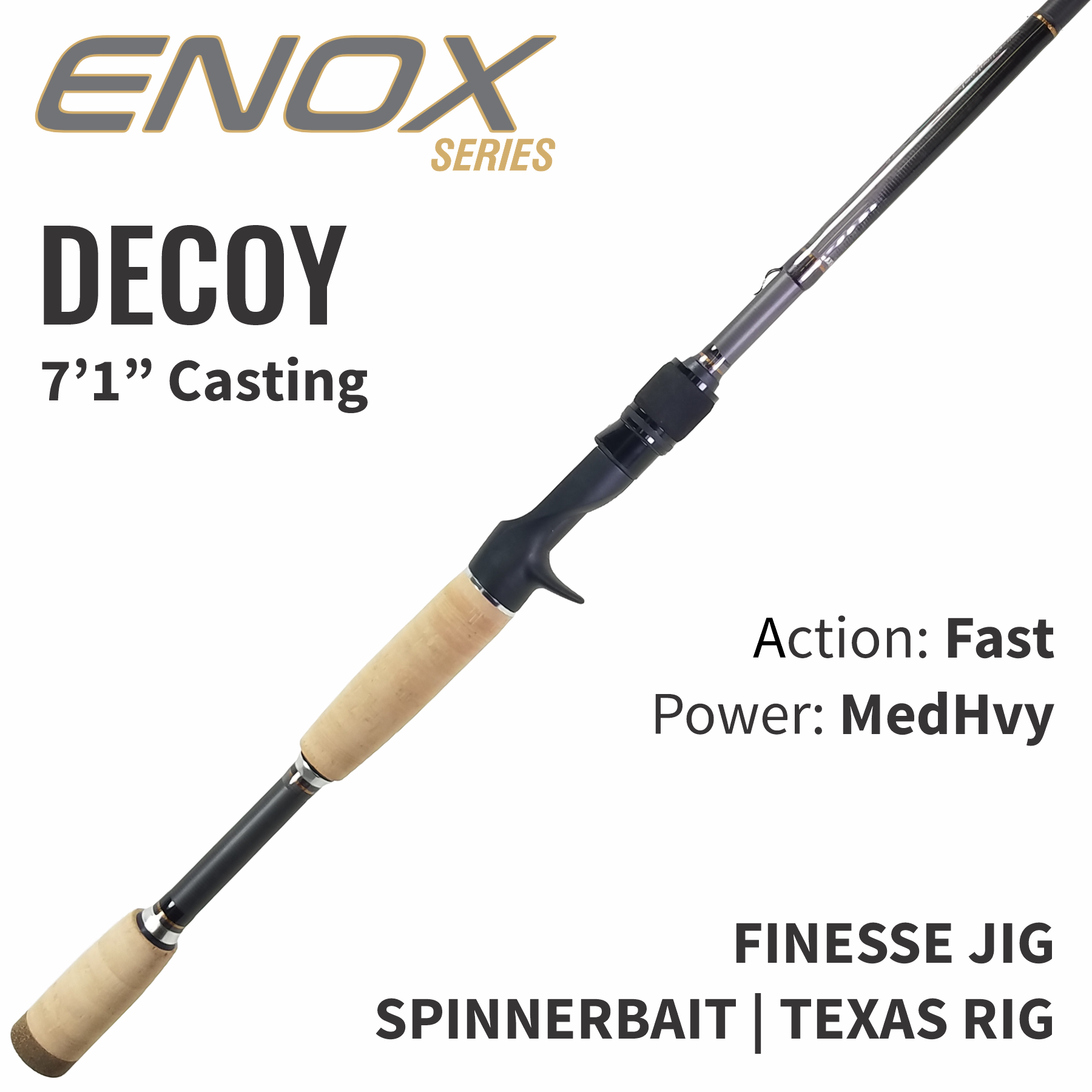 ALX ENOX Casting Rod Decoy 7'1