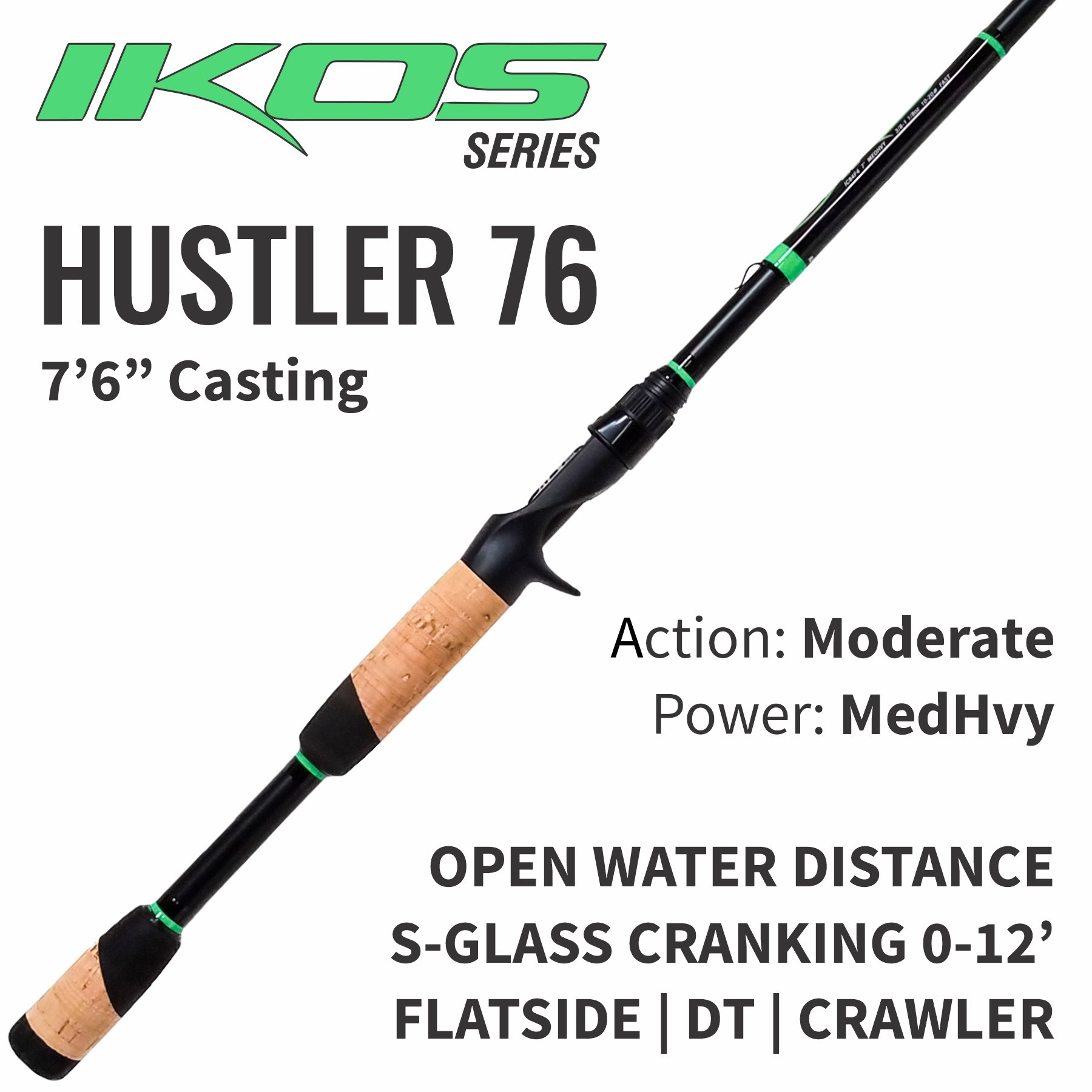 IKOS Hustler 76 Casting Rod IKOS Hustler 76 Casting Rod