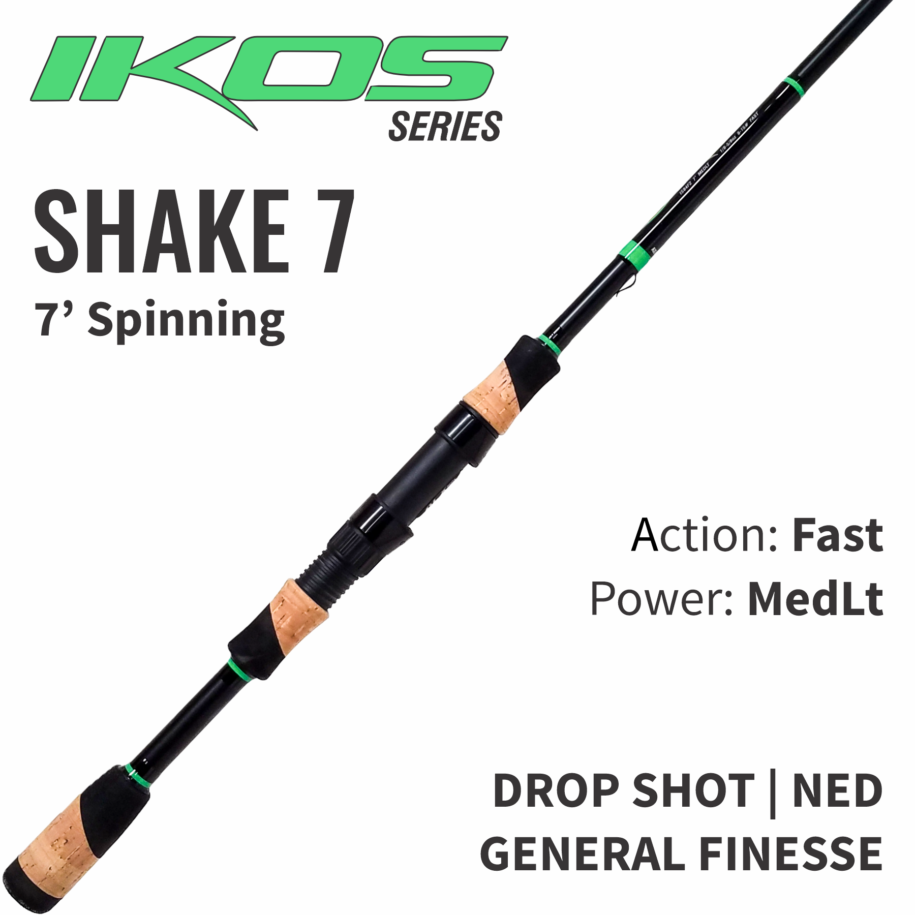 IKOS Shake 7 Spinning Rod – ALX Rods IKOS Shake 7 Spinning Rod – ALX Rods