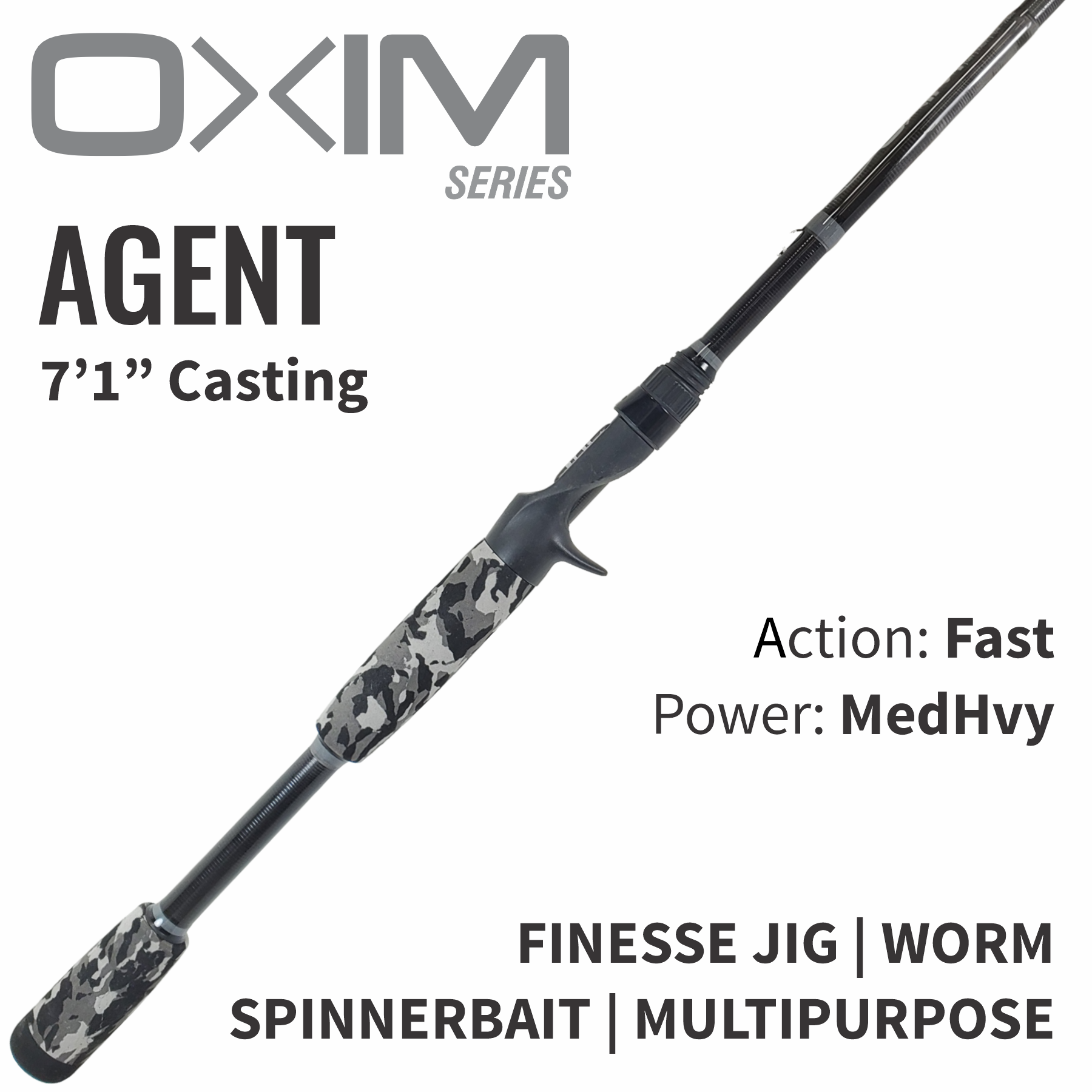 OXIM Agent Casting Rod – ALX Rods