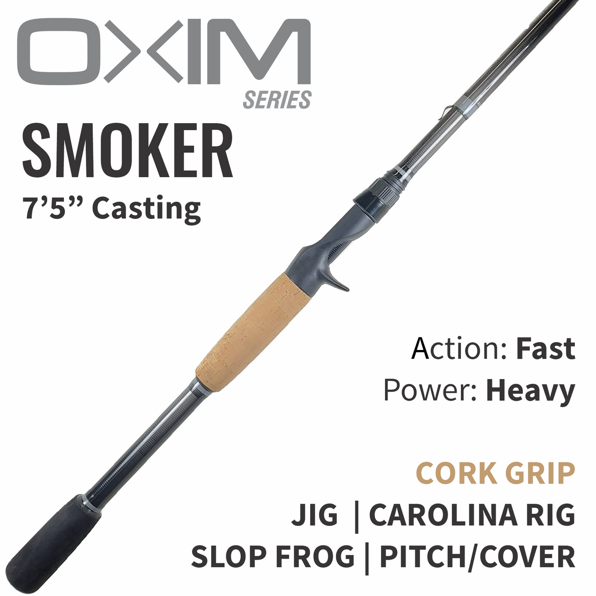 OXIM Smoker Casting Rod - Cork