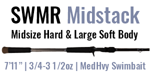 SWMR Midstack - 7'11", 3/4 - 3.5 oz, MedHvy (Swimbait)