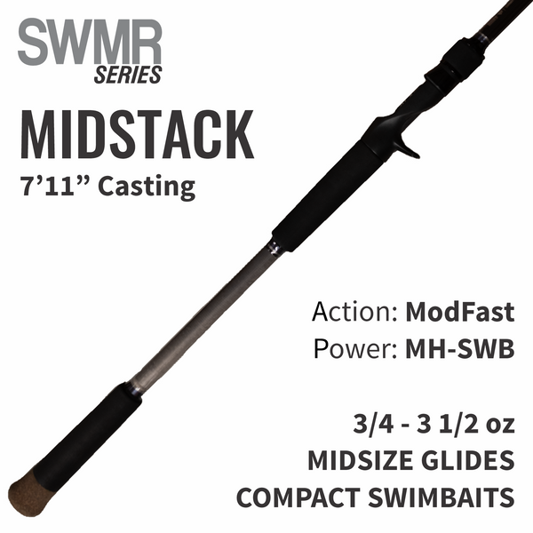 SWMR Midstack Swimbait Casting Rod – ALX Rods