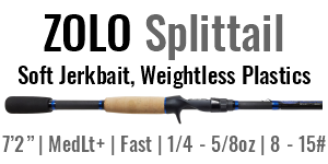 ZOLO Splittail- 7'2", MedLight+, Fast Casting