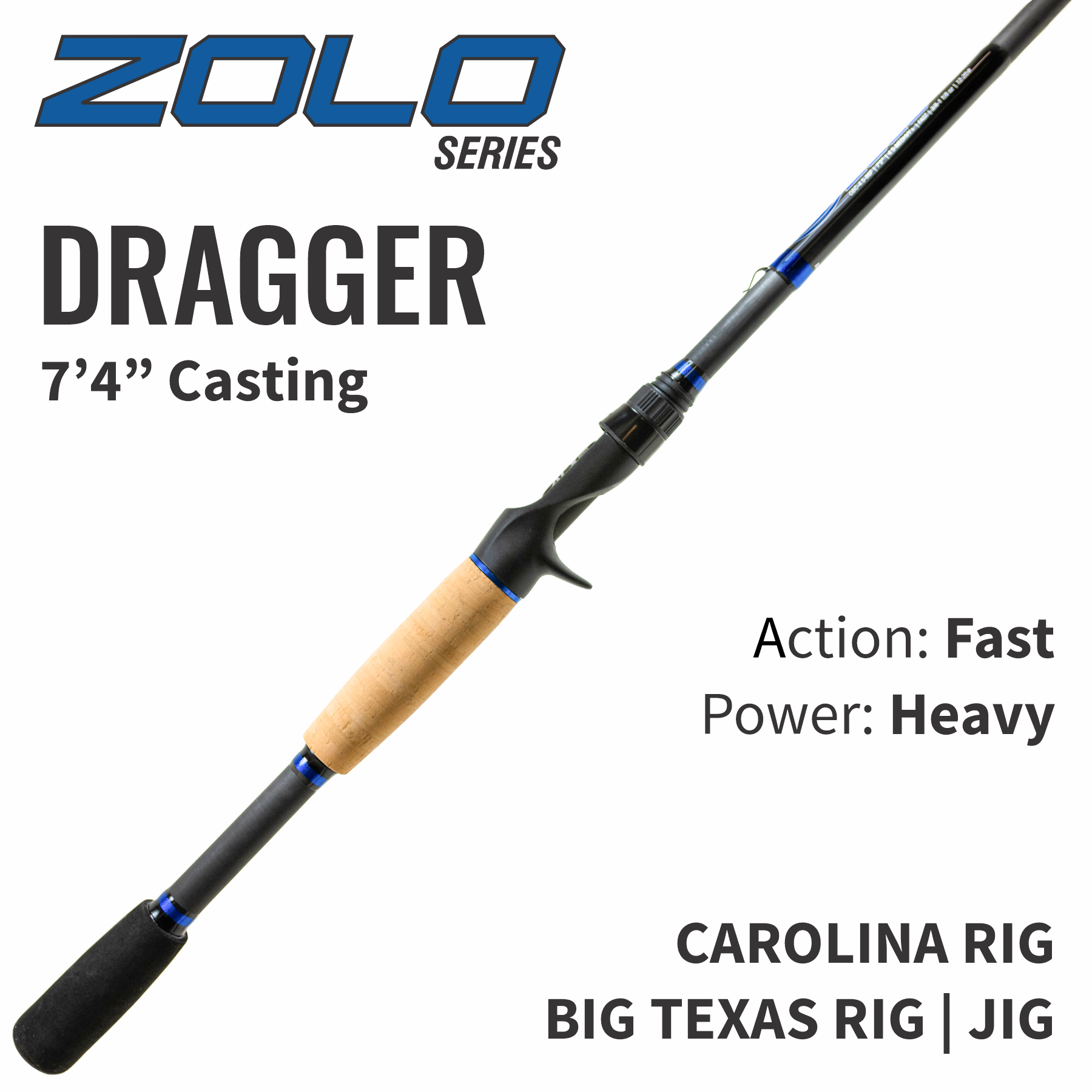 ZOLO Dragger Casting Rod – ALX Rods