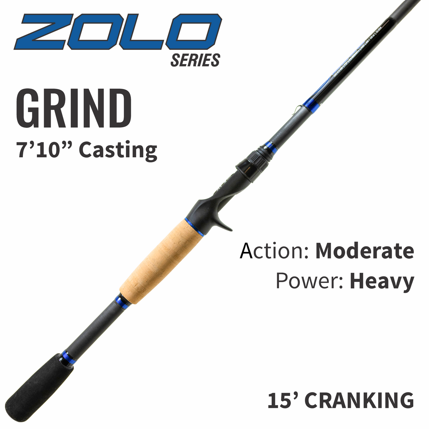 OLYMPIC バスロッド ルアーキャスティング195 ZOLO Grind Casting Rod – ALX Rods
