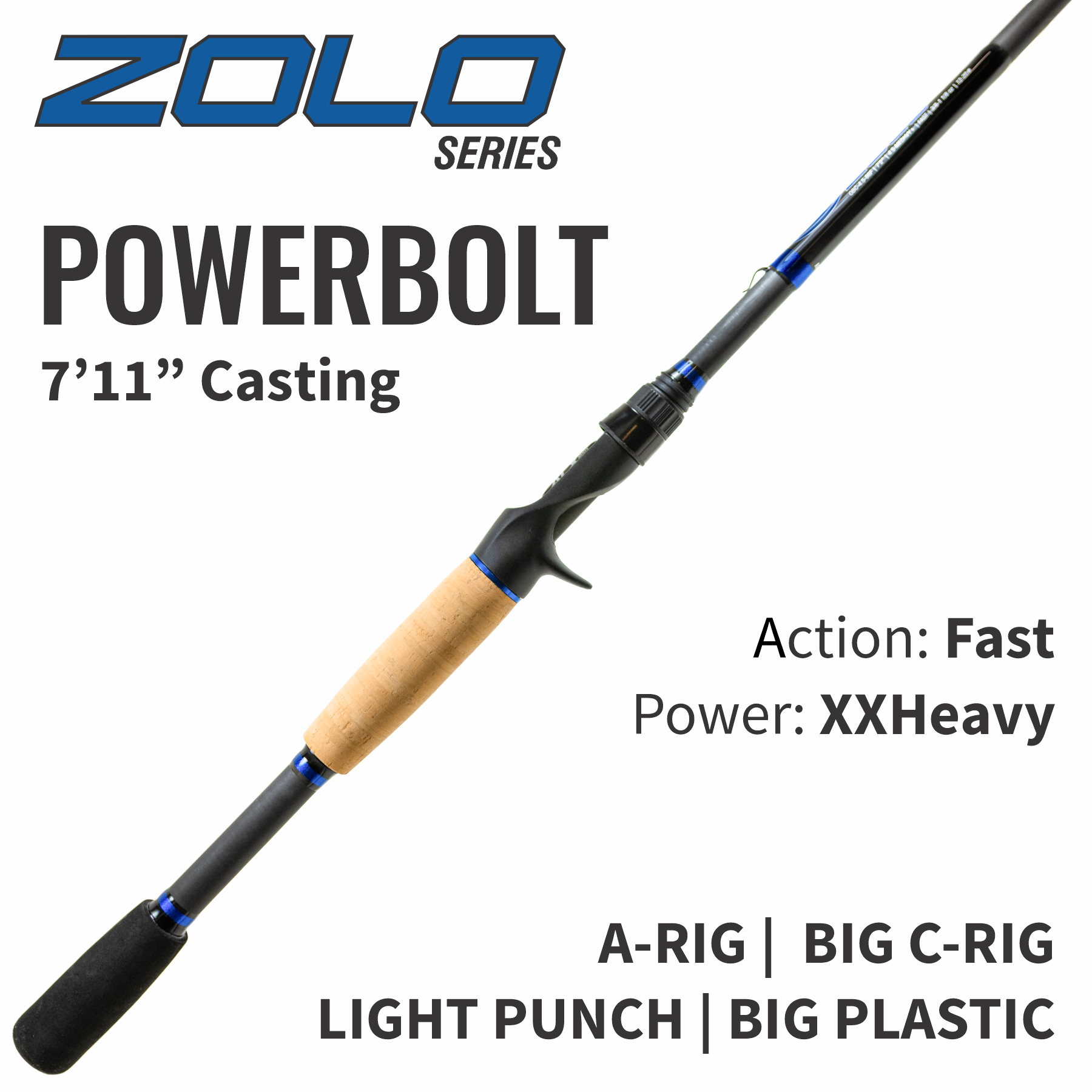 ZOLO PowerBolt Casting Rod – ALX Rods