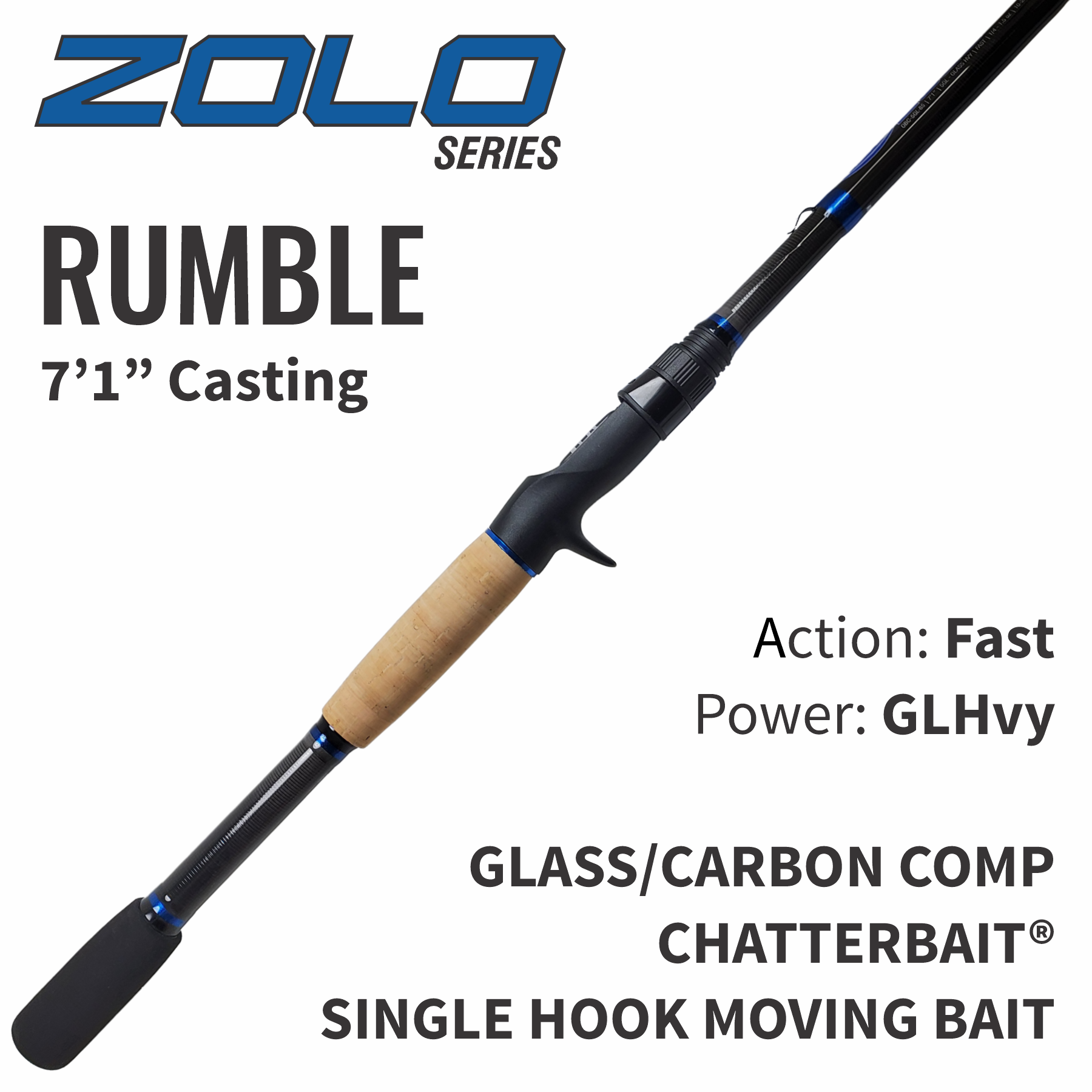 dobyns fiberglass xp cranking rods at bassproshop ZOLO Rumble