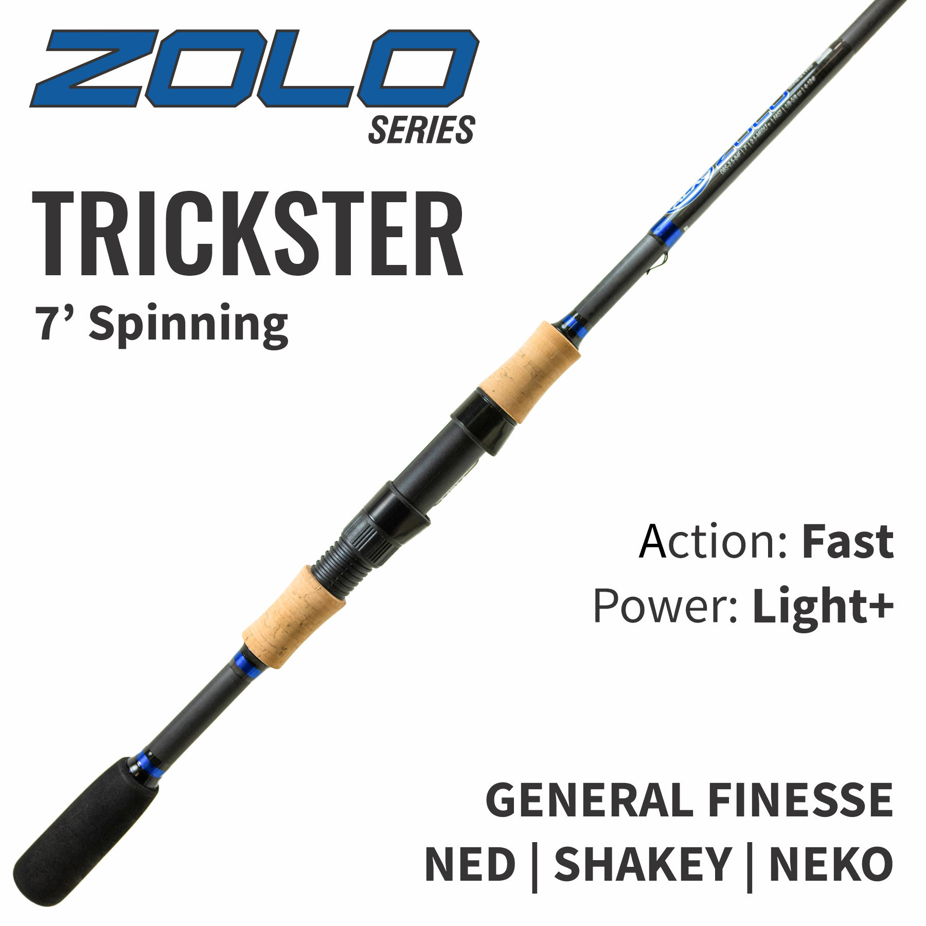 50s アトミック　ドライボーンズ ZOLO Trickster Spinning Rod – ALX Rods