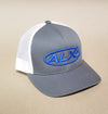 ALX Graphite/White Mesh Trucker Richardson Hat