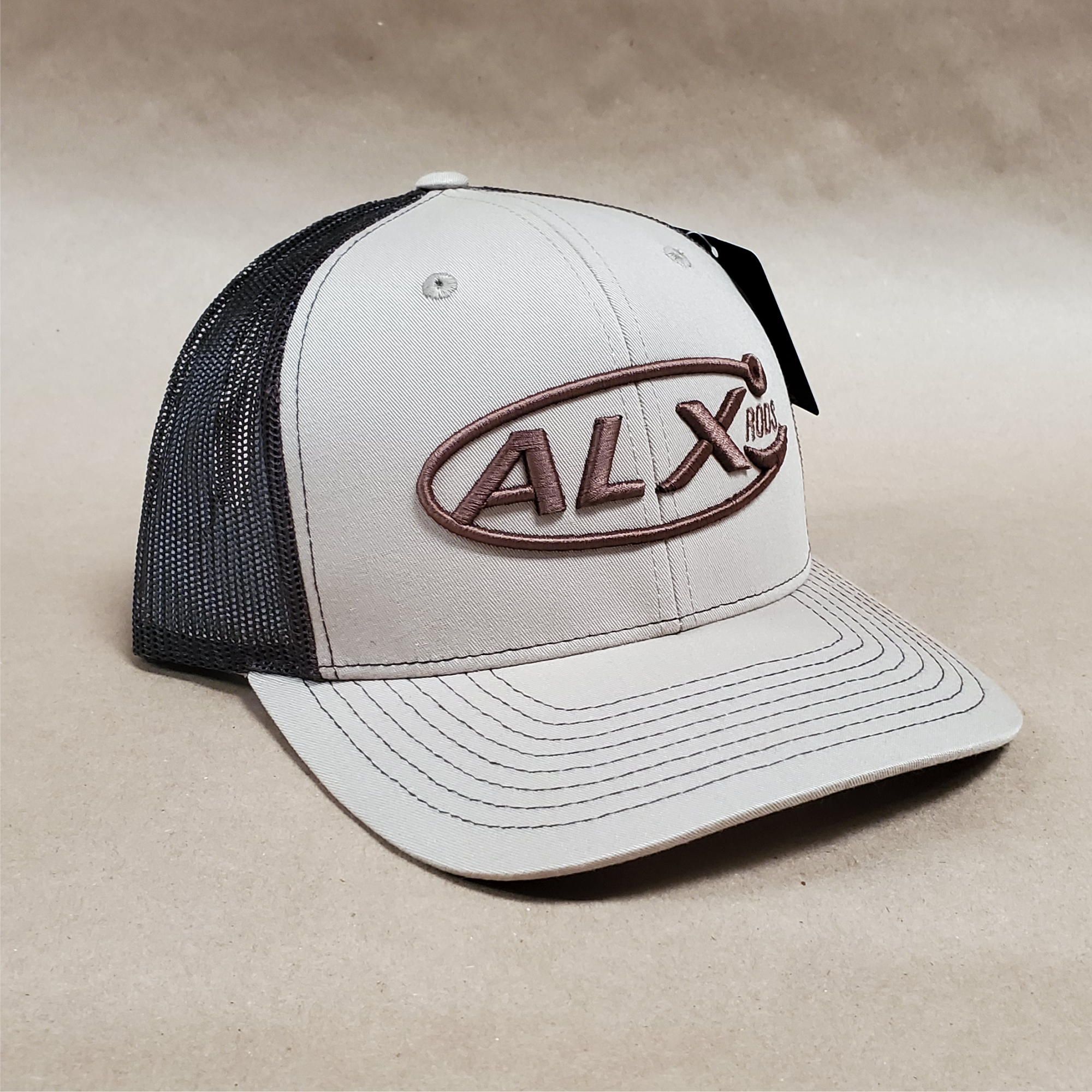 ALX Khaki/Brown Trucker Richardson Hat