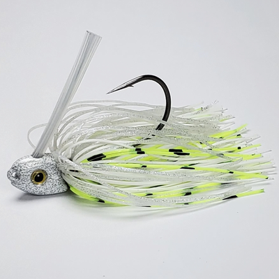 FIVE Bass Tackle Clean Sweep Swim Jig Fishing Lure in Chart Glimmer Shad