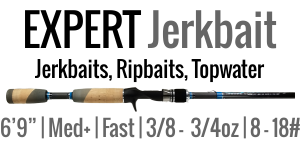 EXPERT Jerkbait - 6'9", Medium+, Fast Casting