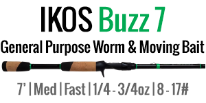 IKOS Buzz 7 - 7', Medium, Fast Casting