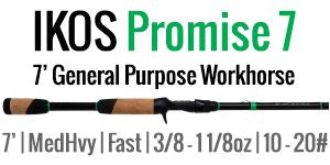 IKOS Promise 7 - 7' Medium Heavy, Fast, Casting