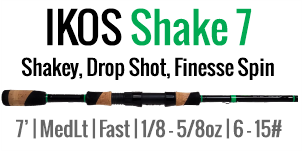 IKOS Shake 7 - 7', Medium Light, Fast Spinning