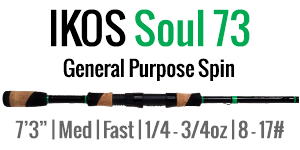 ALX Ikos Spinning Rod Soul 73 7'3 Medium | IS87F3