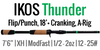 IKOS Thunder - 7'6", X-Heavy, ModFast Casting