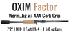 OXIM Factor Casting Rod - Cork