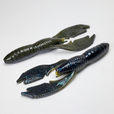 FIVE Bass Tackle Clutch Craw Fishing Lure in Paycheck