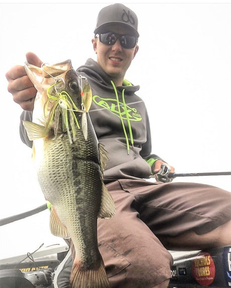 ALX Rods Performance Hoodie - Neon Green/Smoke Grey