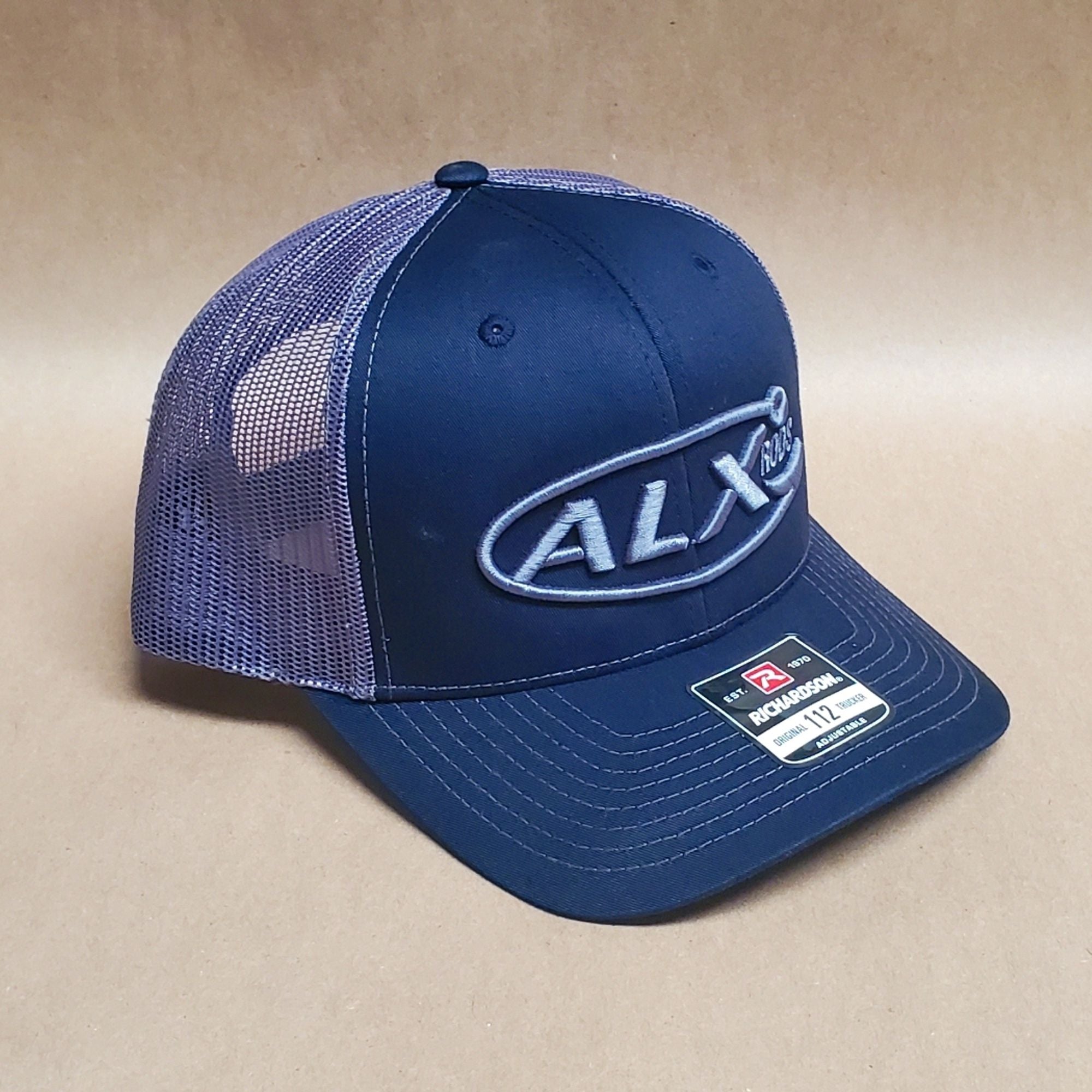 ALX Navy/Charcoal Mesh Trucker Richardson Hat