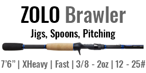 brawler fishing pole ZOLO Brawler Casting Rod