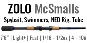 ZOLO McSmalls - 7'6, Light+, Fast Spinning - ALX Rods