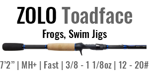 ZOLO Toadface - 7'2", Medium Heavy +, Fast Casting