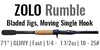 ZOLO Rumble - 7'1", Glass Heavy, Fast Casting Rod